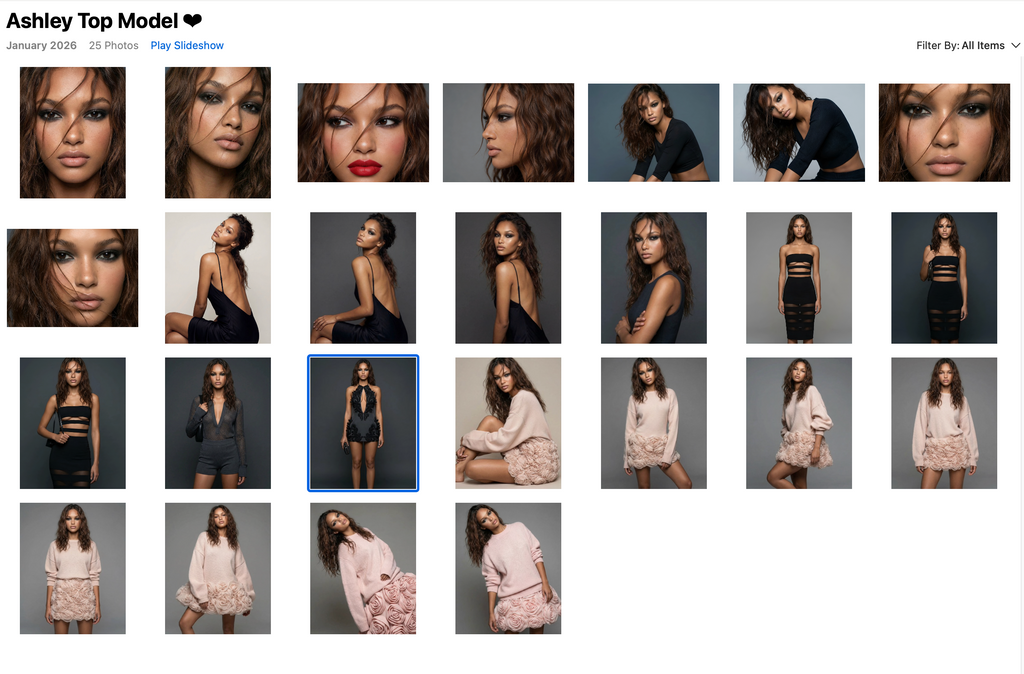 Ashley Top Model Image Pack