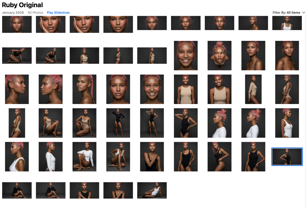 Ruby Beautiful Model Image Pack