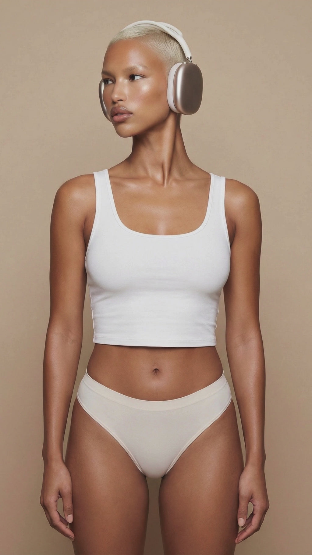 Model with Headphones Image Pack